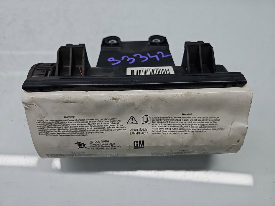 Airbag pasager Opel Combo [Fabr 2001-2011] 13188043