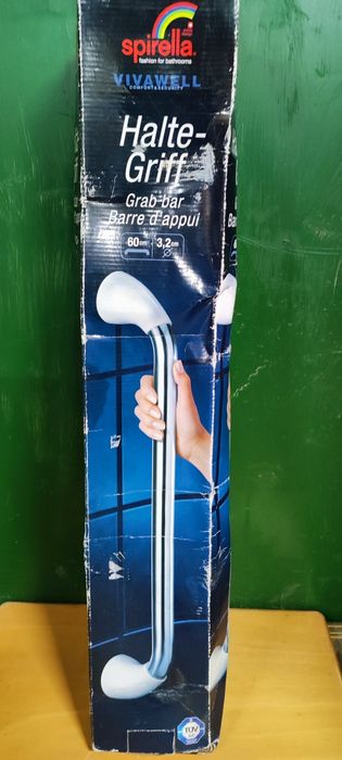 Помощна дръжка/опора за баня - монтаж до душ или вана.