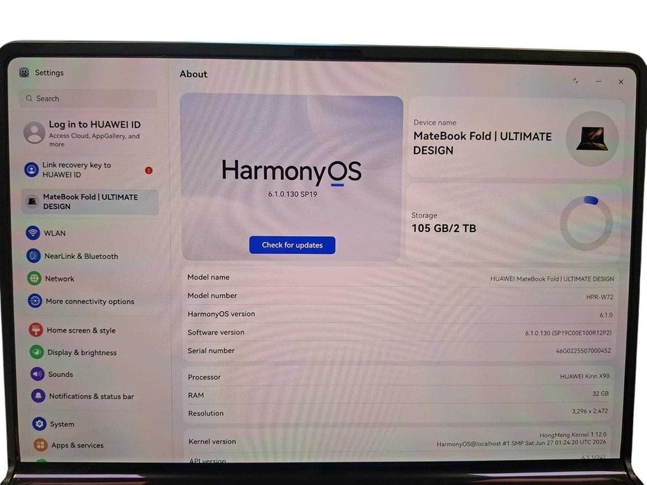 Huawei MateBook Fold Ultimate Design 2Tb 32Gb Ram / Amanet Cashbook Colentina