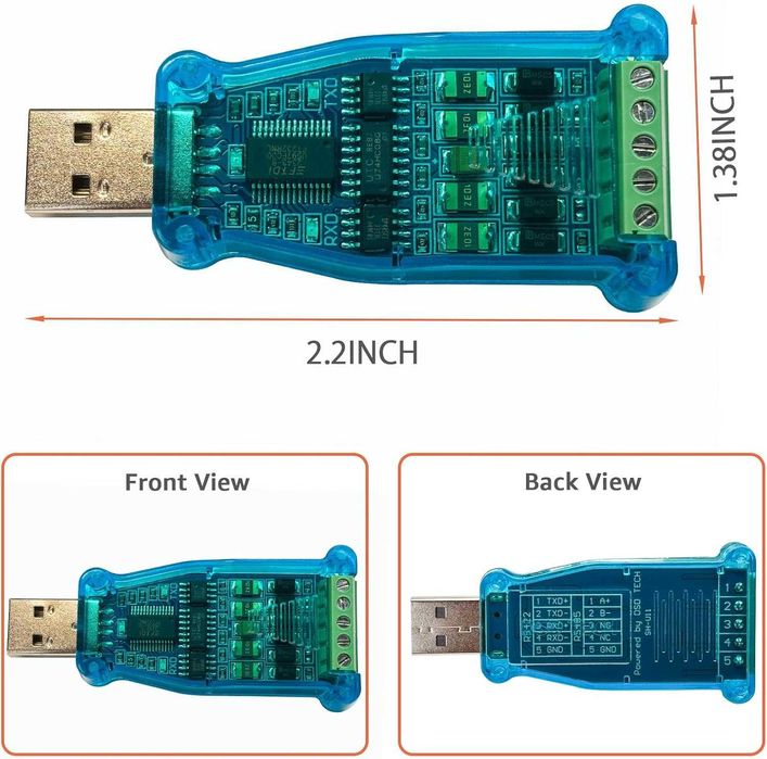 DSD TECH SH-U11 – USB към RS485/RS422 конвертор с FTDI FT232R чип