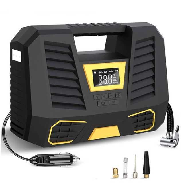 Компресор дигитален за гуми 12V