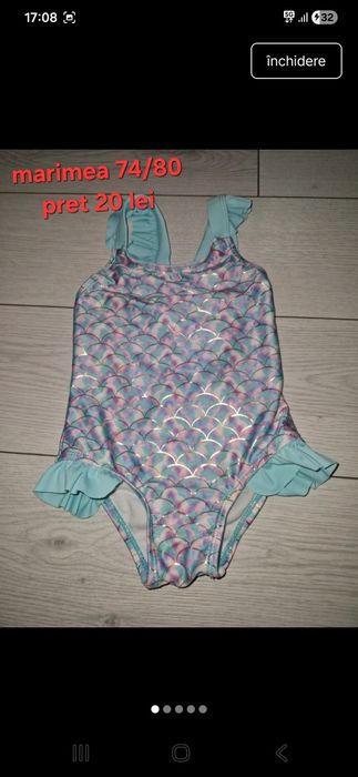 Costume de  baie diferite mărimi