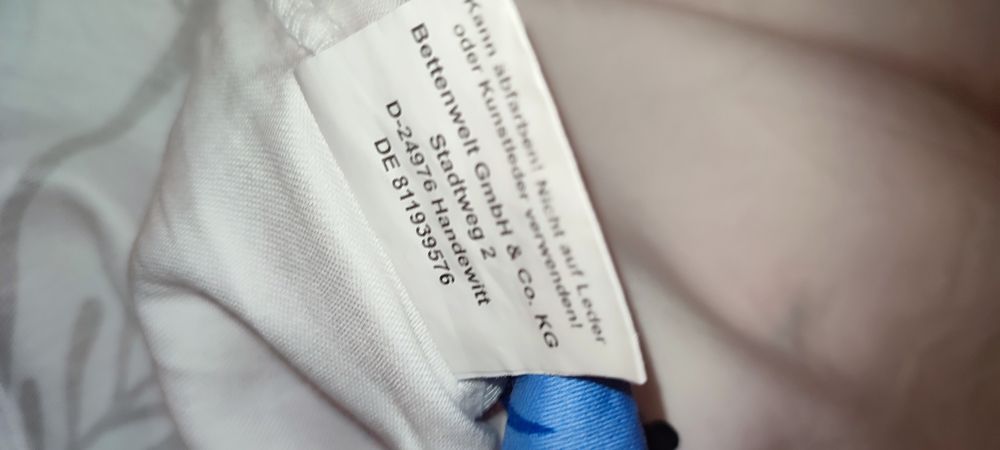 Lenjerie de pat, imprimeu fluturi, 100%bumbac satinat, nou