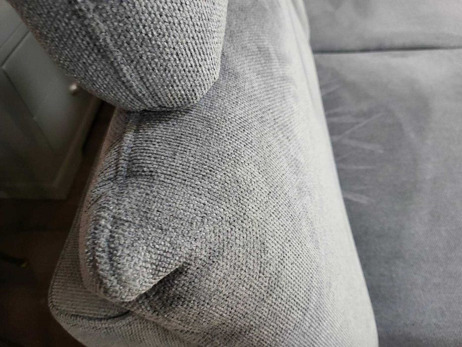 Сив П-образен ъглов диван от плат Dieter Knoll Arzona