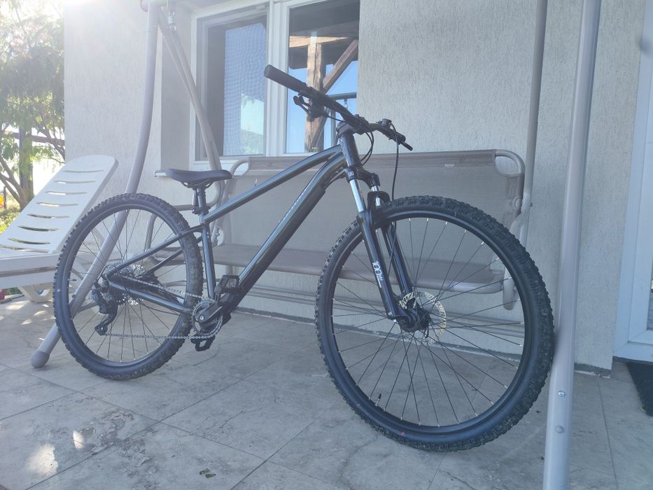 Bicicleta MTB 29" Rockrider Explore EXPL 500, marine M, negru