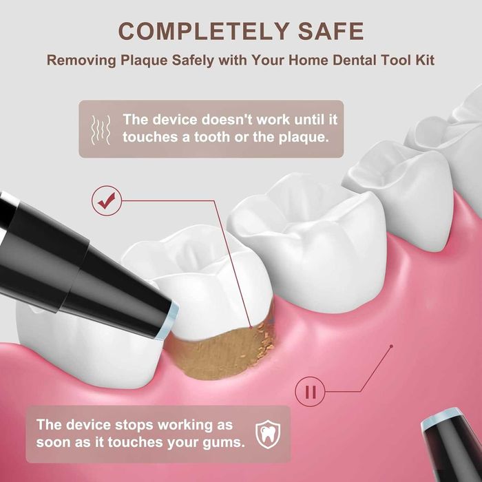 Hangsun Уред за премахване на плака от зъбите без вода, 5 режима