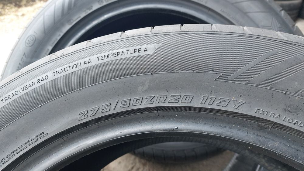 Гуми 275/50/20 Yokohama Advan Sport 4 броя