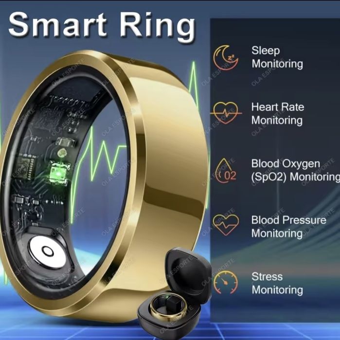 Health Smart Ring, Смарт Пръстен,  контрол над здраве, спорт и сън.