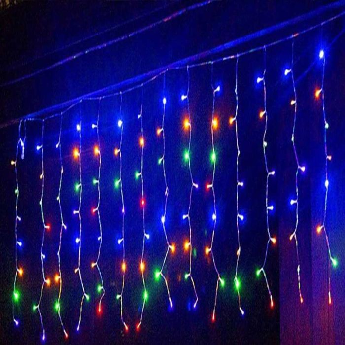 Instaltie perdea ploaie ninsoare 9x1m 6x1m 3x2m 3x3m 3x1m 4 nuante