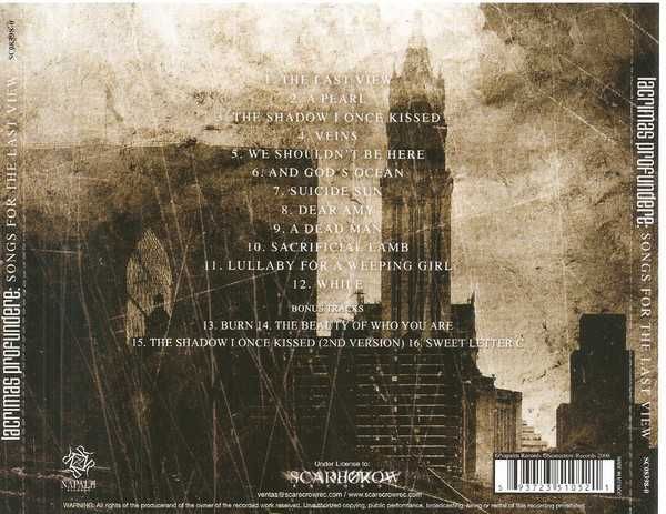 CD Lacrimas Profundere - Songs For the Last View (2008)