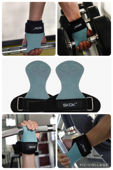 Грипове за тежести/фитнес/кросфит/лостове кожени