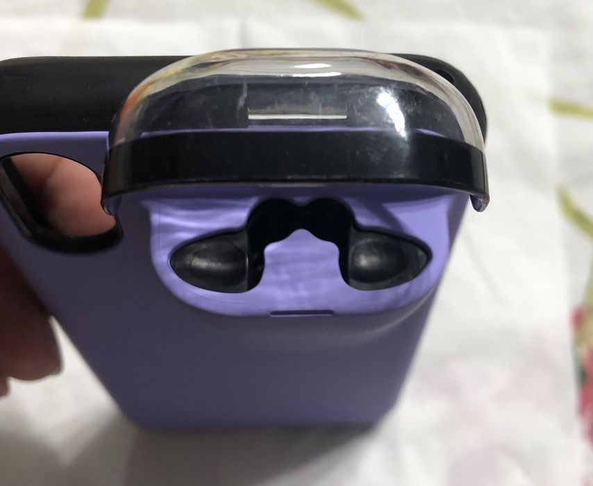 Husa iphone x husa cu suport de casti iphone x husa mov