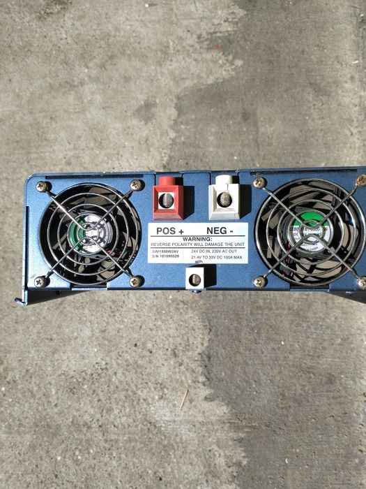 Invertor  24v 1.5kw sinus pur rulota barcă camioane