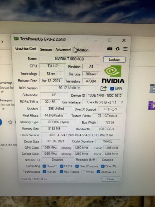 MiniPC Dell Precision 3240 i7 10gen 16g 512g nvme nVidia 8g