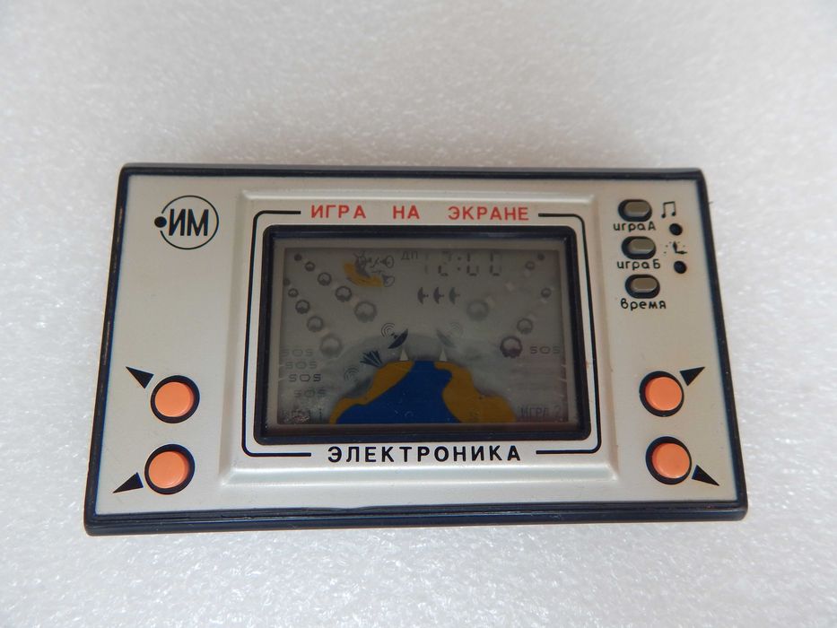 Ретро Игра Руска Електроника Падащи Метероиди