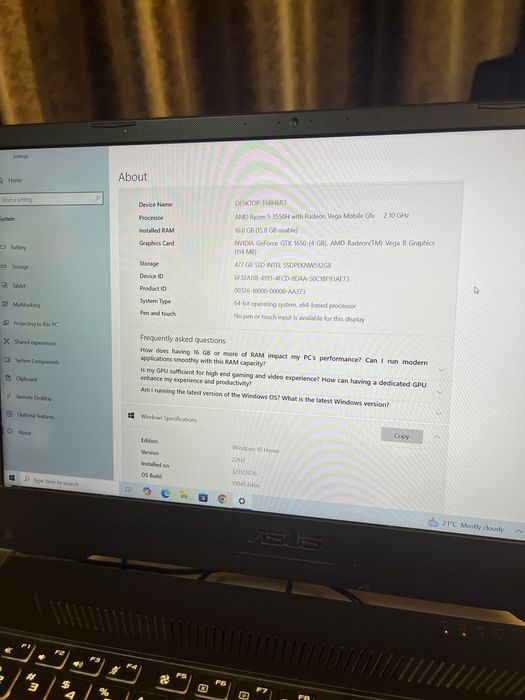 laptop asus.