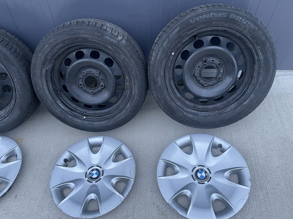 Anvelope cu Jante BMW 16” si capace originale