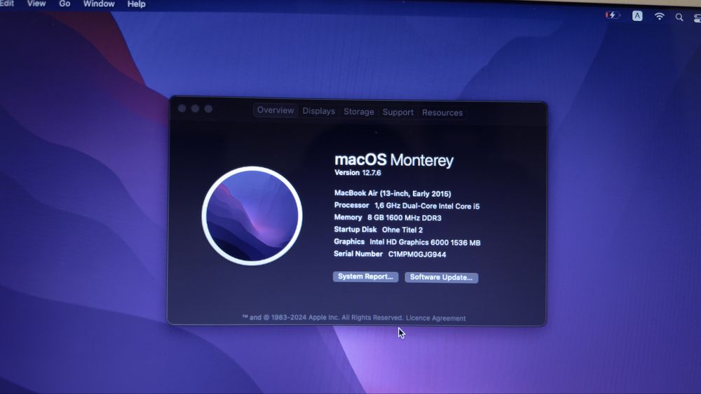 MacBook Air 13” 2015 Core i5