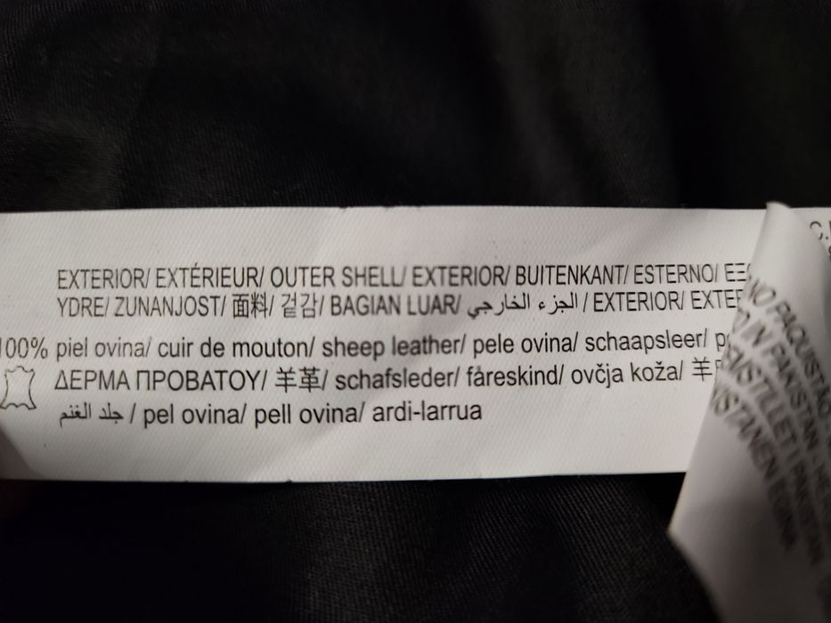 Jacheta piele naturala ZARA MAN , noua
