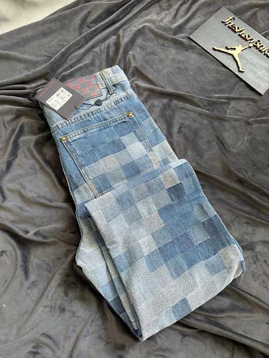Pantaloni LouisVuitton blue/black marime M/L/XL