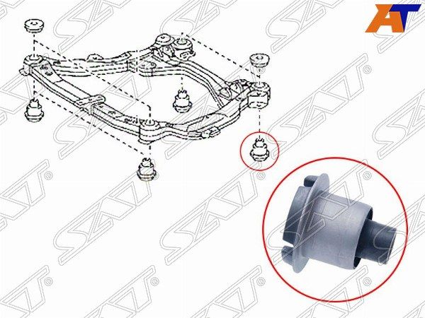 Сайлентблок Toyota Camry