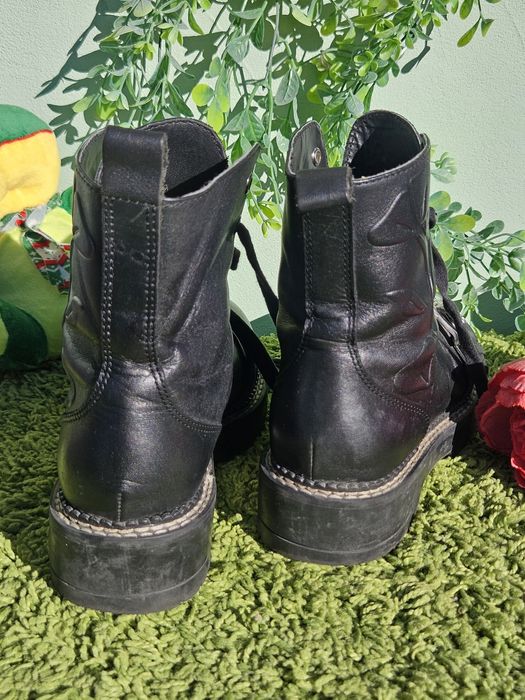 Zara ботуши естествена кожа N36