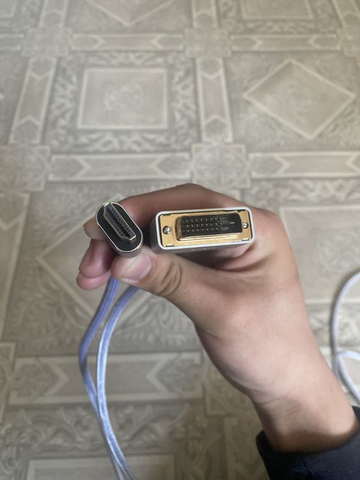 Прдам кабель dvi-d dvi-d и hdmi dvi-d