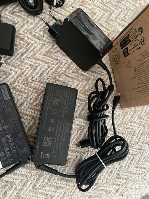 Incarcatoare laptop cu type C, 45w 65w 110w lenovo hp si usb galben