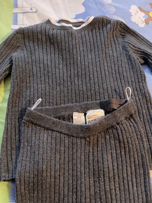 Compleu tricot hm 3-4 ani