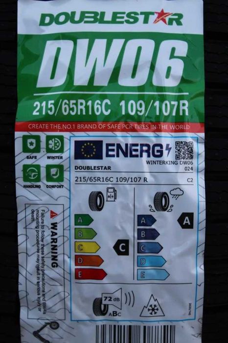 Anvelope iarna noi 215/65R16C, 109/107R, Doublestar