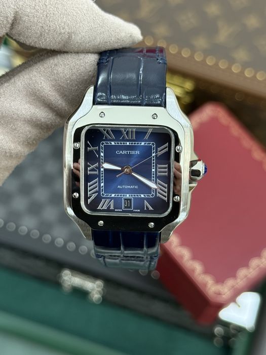 Cartier Santos 100 Blue