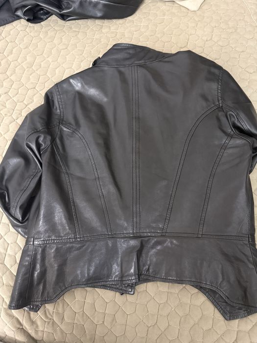 Кожаная косуха куртка