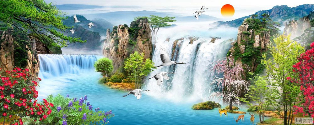 Фотообои Природа Лес на стену / Devor учун сифатли ландшафт фотообой