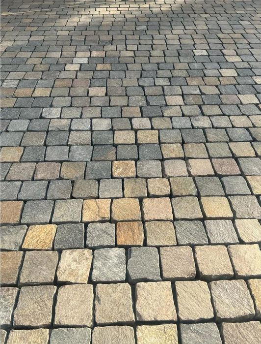 Укладка брусчатки