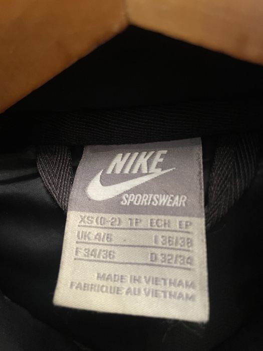 Пуховик Nike синий