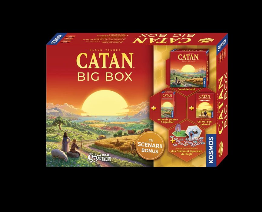Joc societatate Catan Big box editia 2025,nou,sigilat