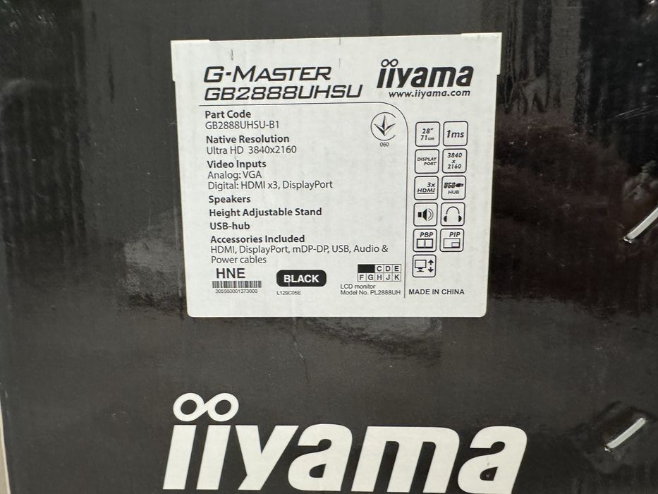 Монитор 4К UHD 28 инча IIYAMA G-MASTER