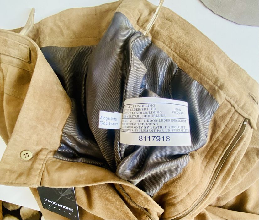 Pantaloni din piele de capra 38