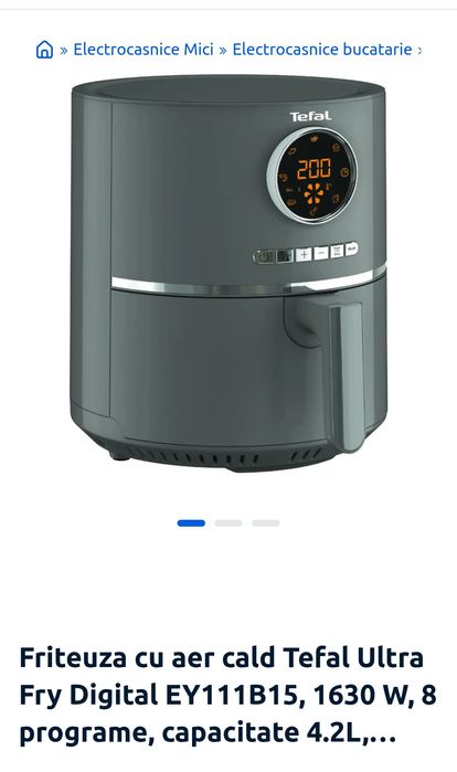 Friteuza aer cald Tefal