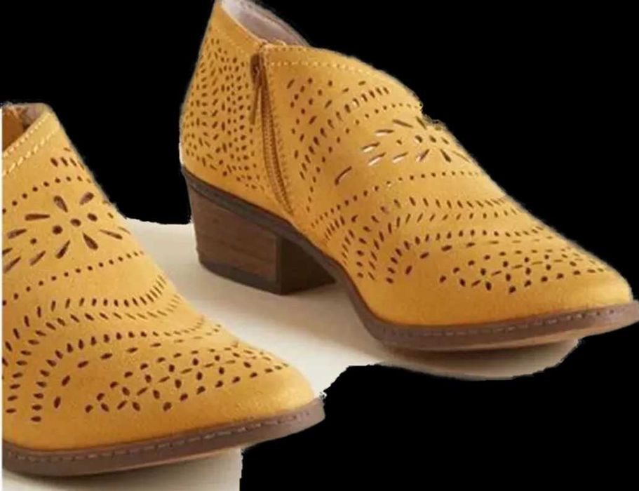 Ежедневни есенни обувки с ток