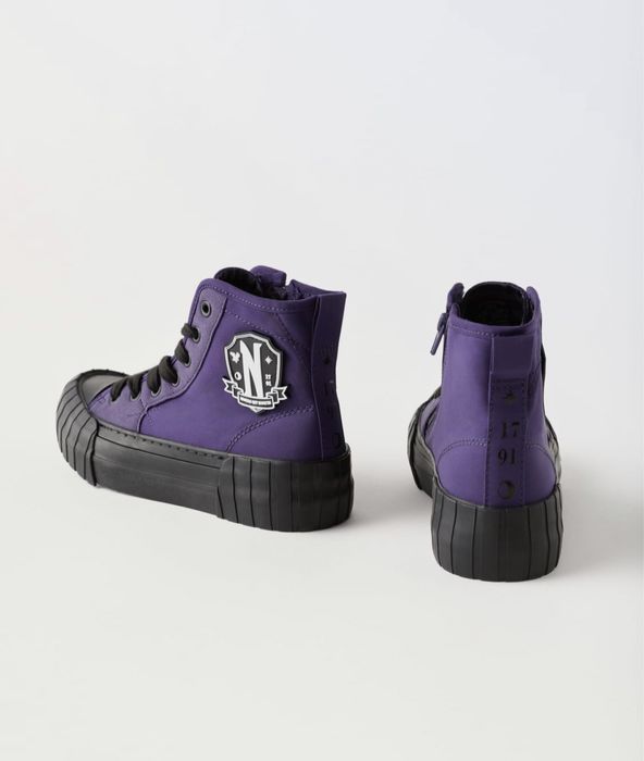 Кеды Уэнсдэй сатиновые