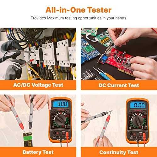 ULTRICS дигитален мултиметър – волтметър амперметър омметър