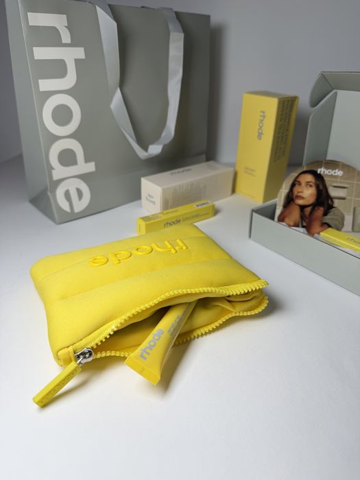 Rhode Жълт Bubble Bag Lemontini лимитиран козметичен несесер оригинал