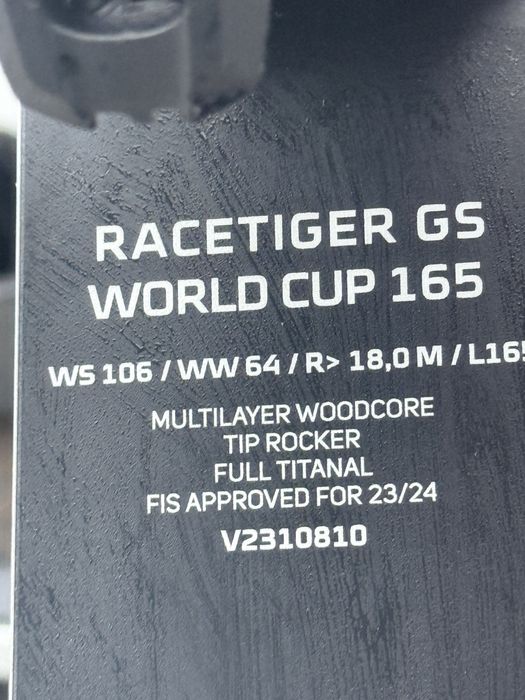 Schiuri volkl racetiger GS 165 Full Titan !! Noi !!