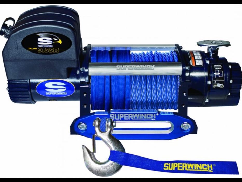 Troliu SUPERWINCH TALON 9.5 SR cablu sintetic - 12V