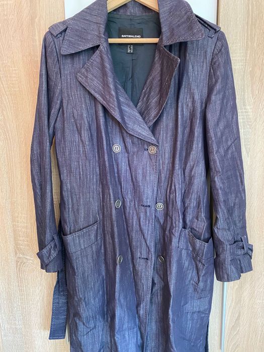 Манто от деним 48