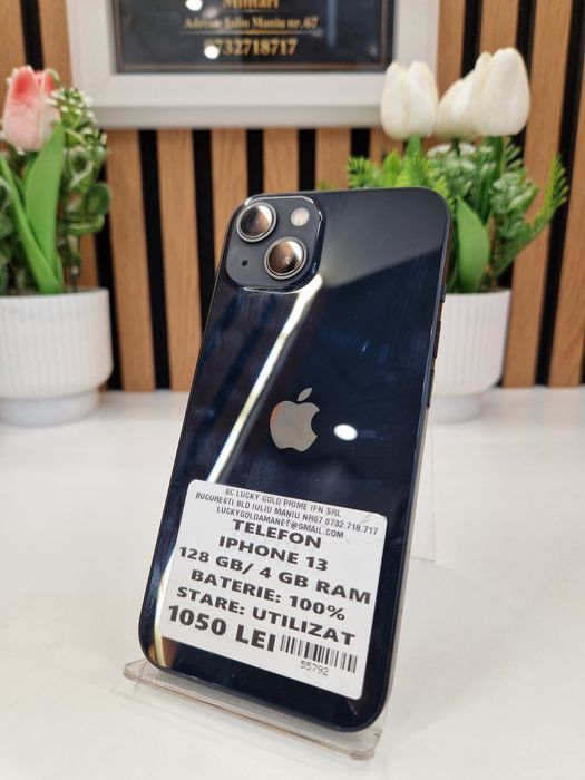 Iphone 13 128GB / 4GB RAM 100% Baterie Garantie! #55792