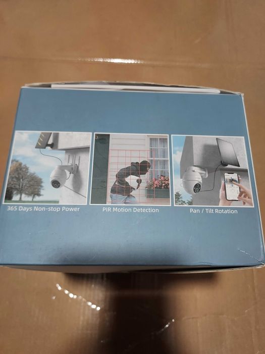 Camera supraveghere exterior Tmezon 2K 3Mp Solar Panel Noua 300