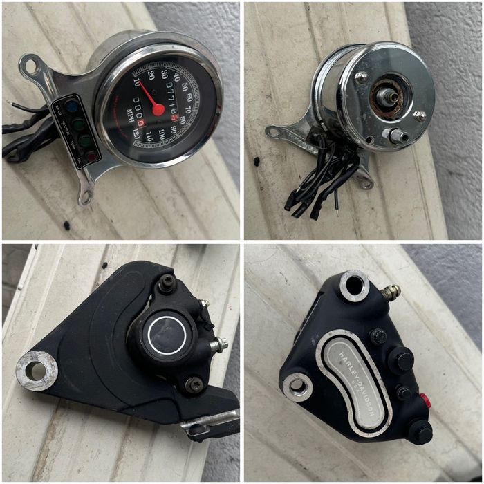 Части за Harley Davidson / ауспуси / облегалка / калник / табло / CDI