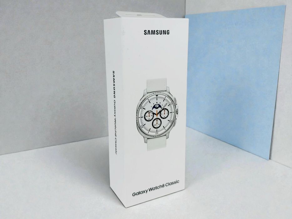 НОВ! Samsung Watch 8 Classic LTE 46mm White 2г. Гаранция!